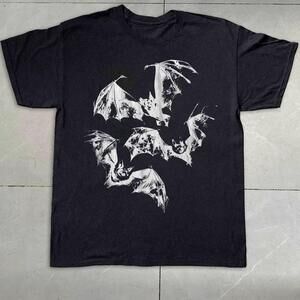 Y2K Three Bats Graphic Tee